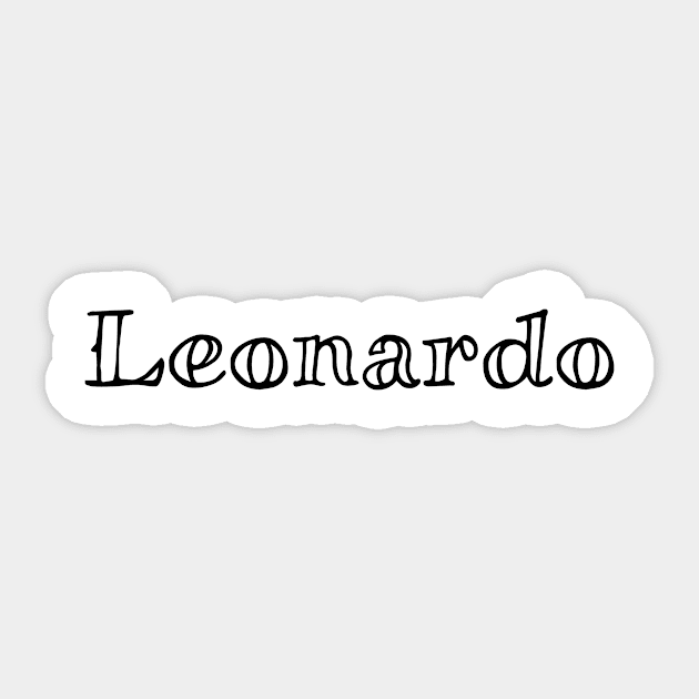 Leonardo Sticker by gulden